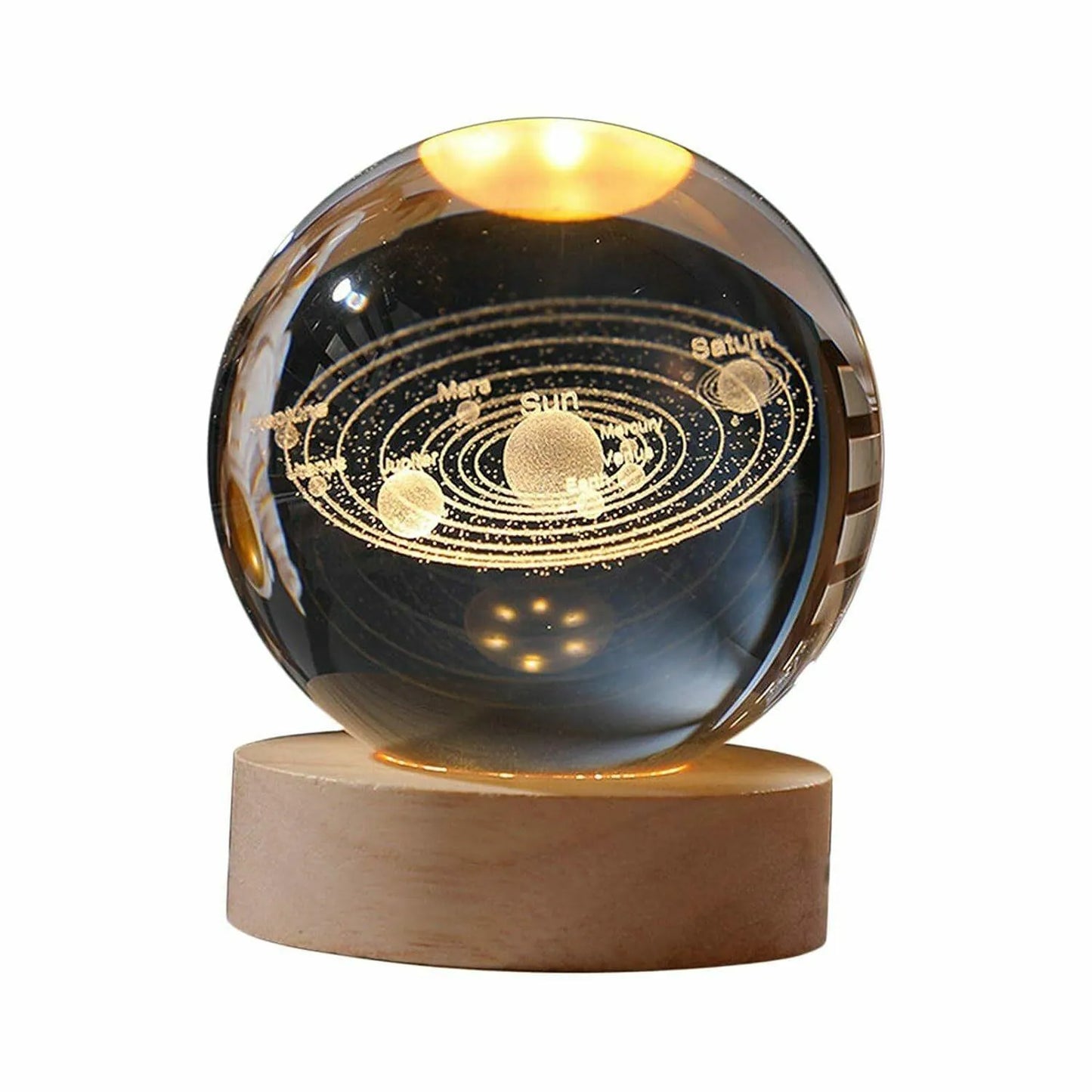 Delightful Crystal Ball Lamp