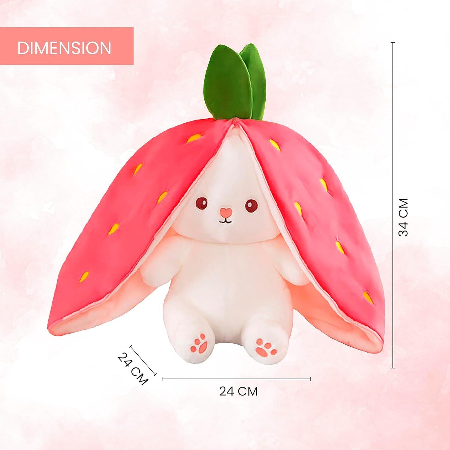 Cute Fruit Bunny Plush Toy